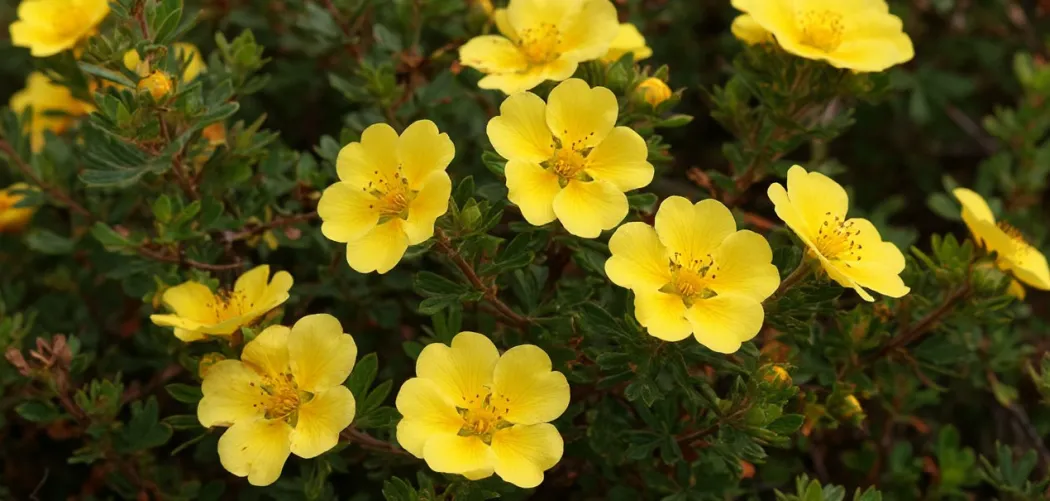 Лапчатка кустарниковая: золотое украшение сада 🌼✨