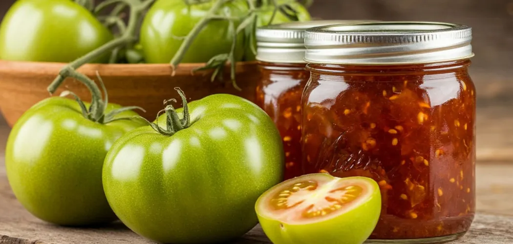 Нестандартные рецепты заготовок: зелёный томатный джем и другие диковинки
