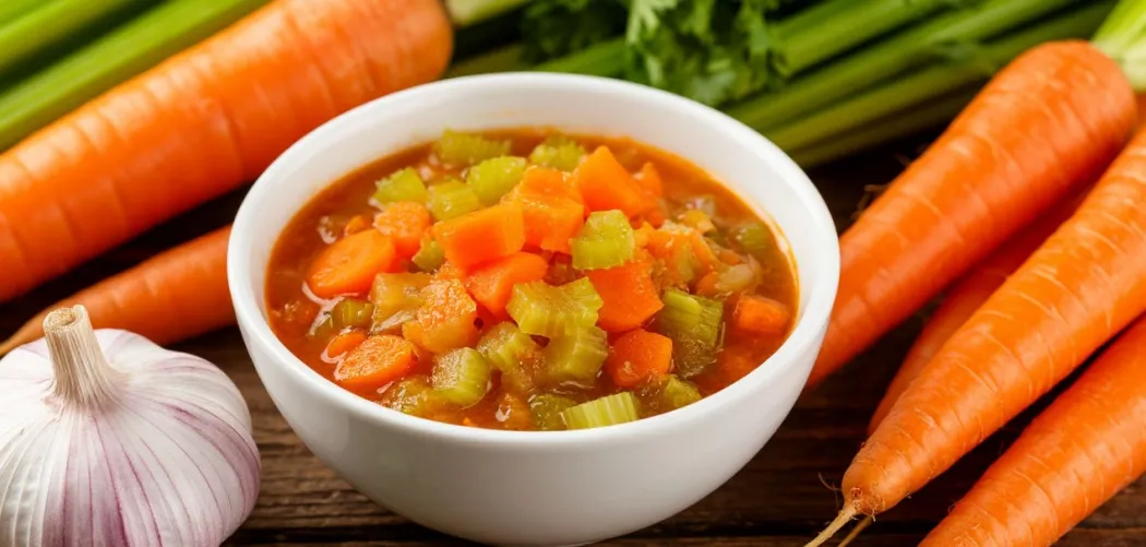 🥕 Вегетарианские «заготовки-микс» для супов и соусов: морковь, сельдерей, лук