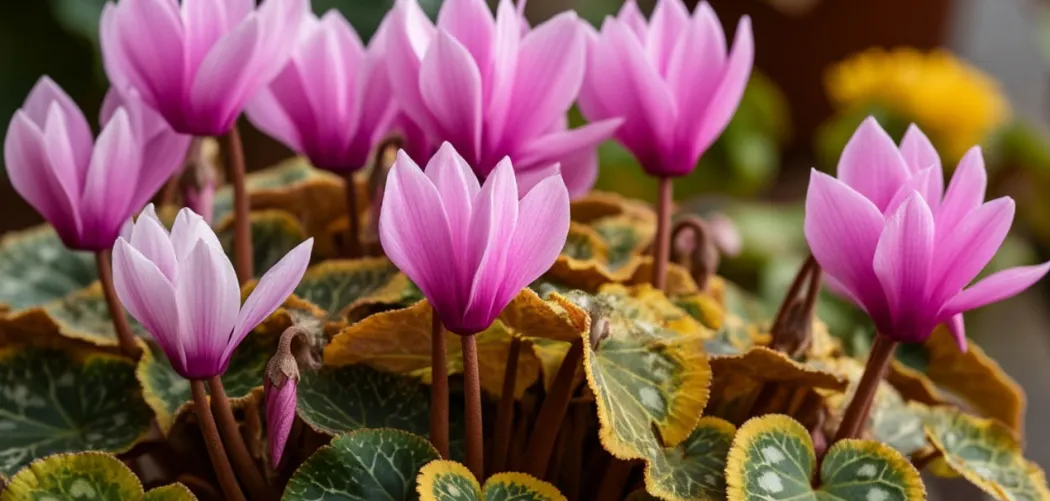 🌸 Почему у цикламена желтеют листья и что с этим делать