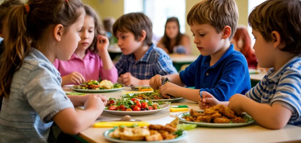 Почему школьные столовые снова обсуждают — и что реально едят дети 🍽️