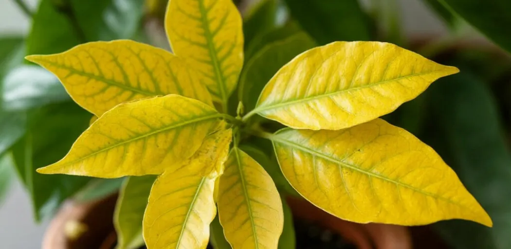 Пожелтение листьев. Их диагностика 