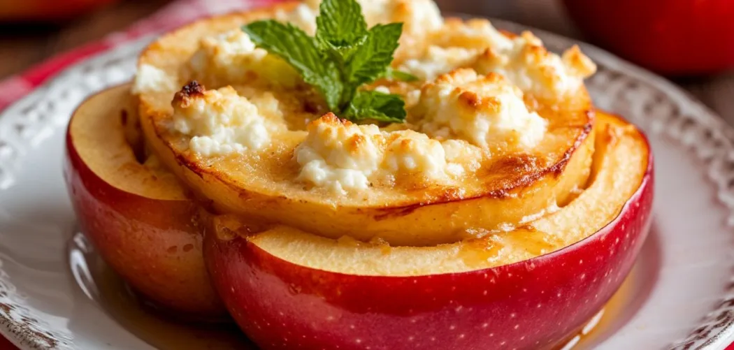 🍎 Яблоки, запечённые с творогом в духовке