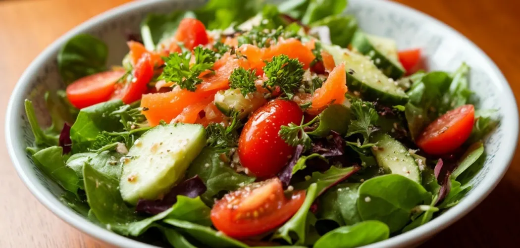 Рецепт легкого , но сытного салата на ужин