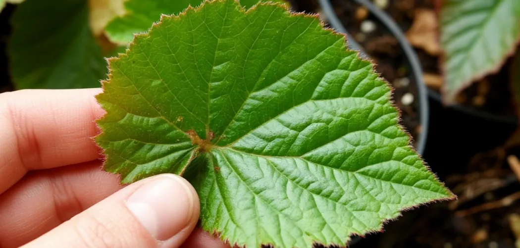  🍃 Полное руководство по укоренению листа бегонии: от среза до пышного куста 🌱