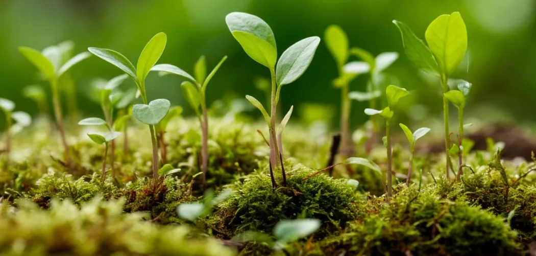 Лайфхаки проращивания растений во мхе 🌱✨